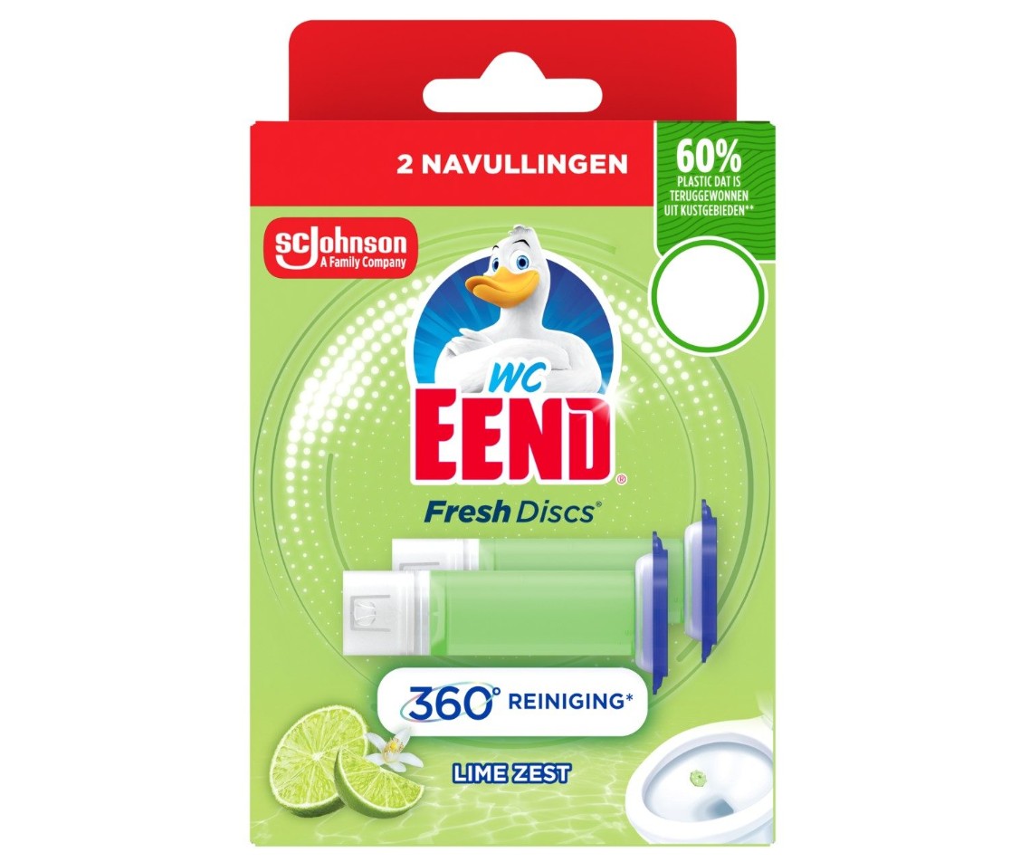 WC-eend Fresh Disc Lime Navul 12st
